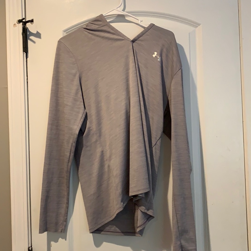 Light purple hooded pullover